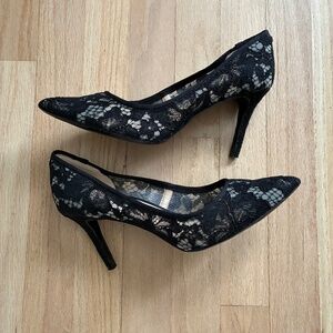 Karl Lagerfeld Lace Heels size 9